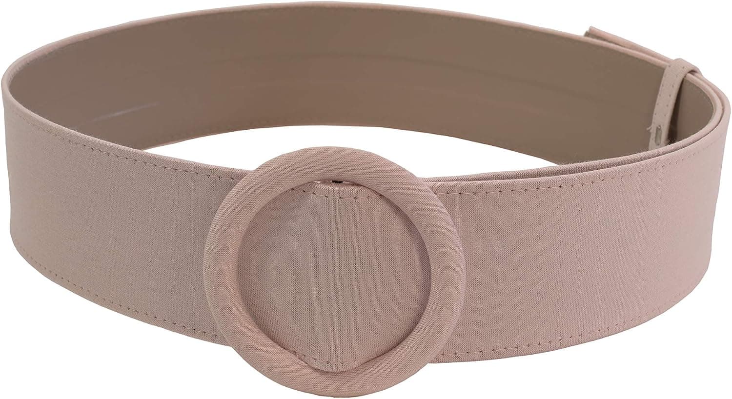 Fashion Belts for Women Wide High Waist Cinch Belts for Dresses - Powder