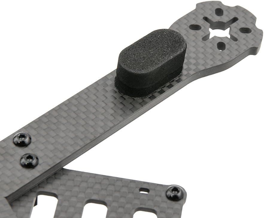 FPV Black Sponge Mat Landing Skid Pad Gear Shockproof Foam Sticky Tape for rc multirotor Quadcopter Racing Copter Drone Mini-Quad (50 Pcs)