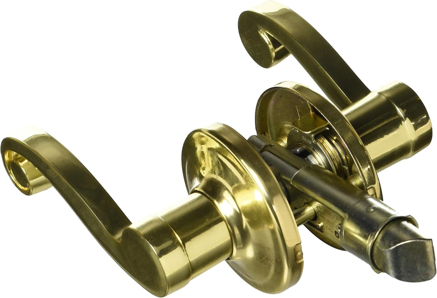 Kwikset 720LL Lido Passage Lock, Polished Brass