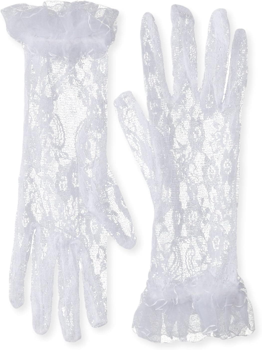 Be Wicked Women's Mid Arm Lace Gloves