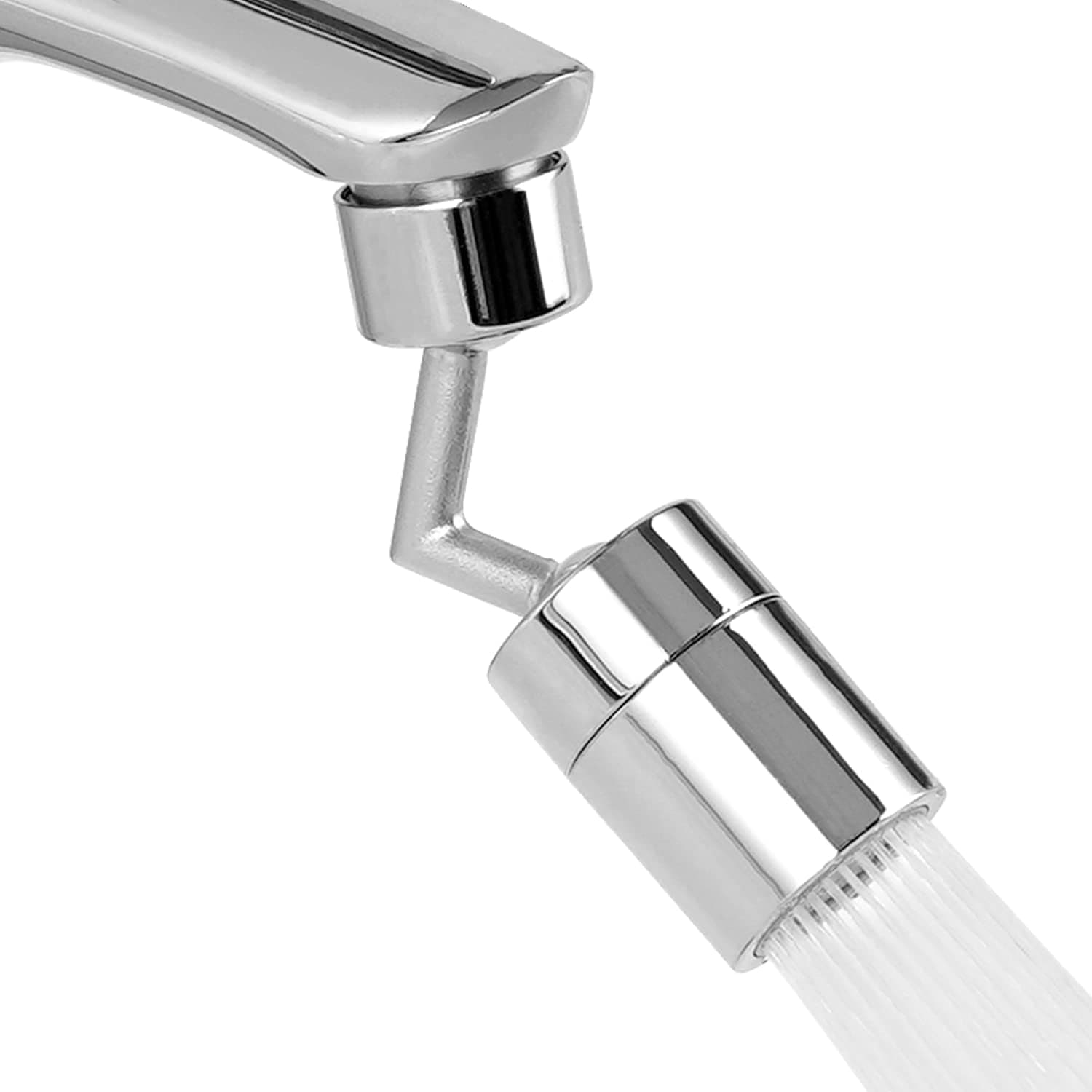 720 Degree Swivel Sink Faucet Aerator, Faucet Splash Filter for Kitchen Faucet & Bathroom Sink, 720-Degree Swivel Eye Wash Station Faucet Mounted for Sink Attachment, 2 Sprayer Kitchen Sink Aerator