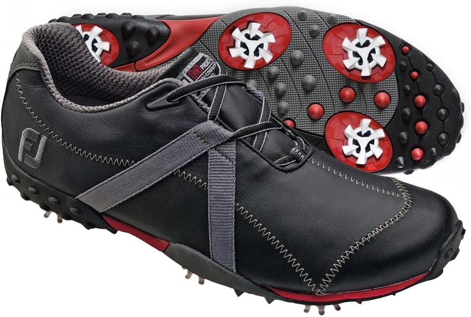Men's Footjoy M Project Spiked Golf Shoes Wide Black/Charcoal Size 13 Wide US