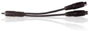 RadioShack 4-Inch Shielded RCA Y Adapter 1 Male To 2 Female