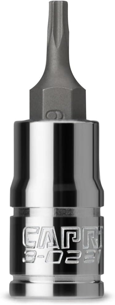 Capri Tools 3-0221 T9 Star Bit Socket, 1/4-Inch Drive