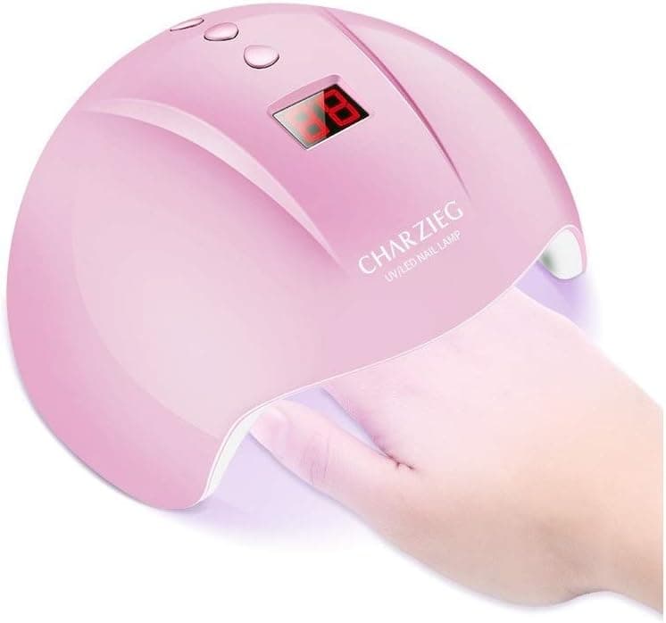 chic style LED Nail Lamp 36W Portable UV Light Nail Dryer Gel Polish Curing Lamp for Manicure Pedicure, Gel Nail Lamp with Smart Memory Function for Fingernail Toenail Polish Art