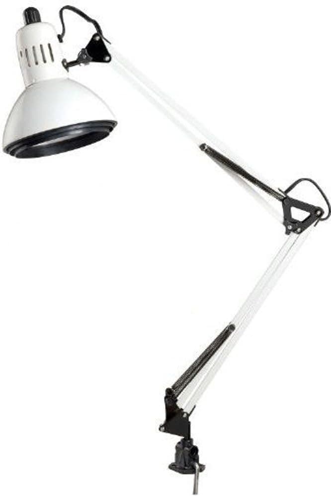 Alvin, Swing-Arm Lamp, Spring-balanced for Drafting Lamp Combination, 100 WATT - White