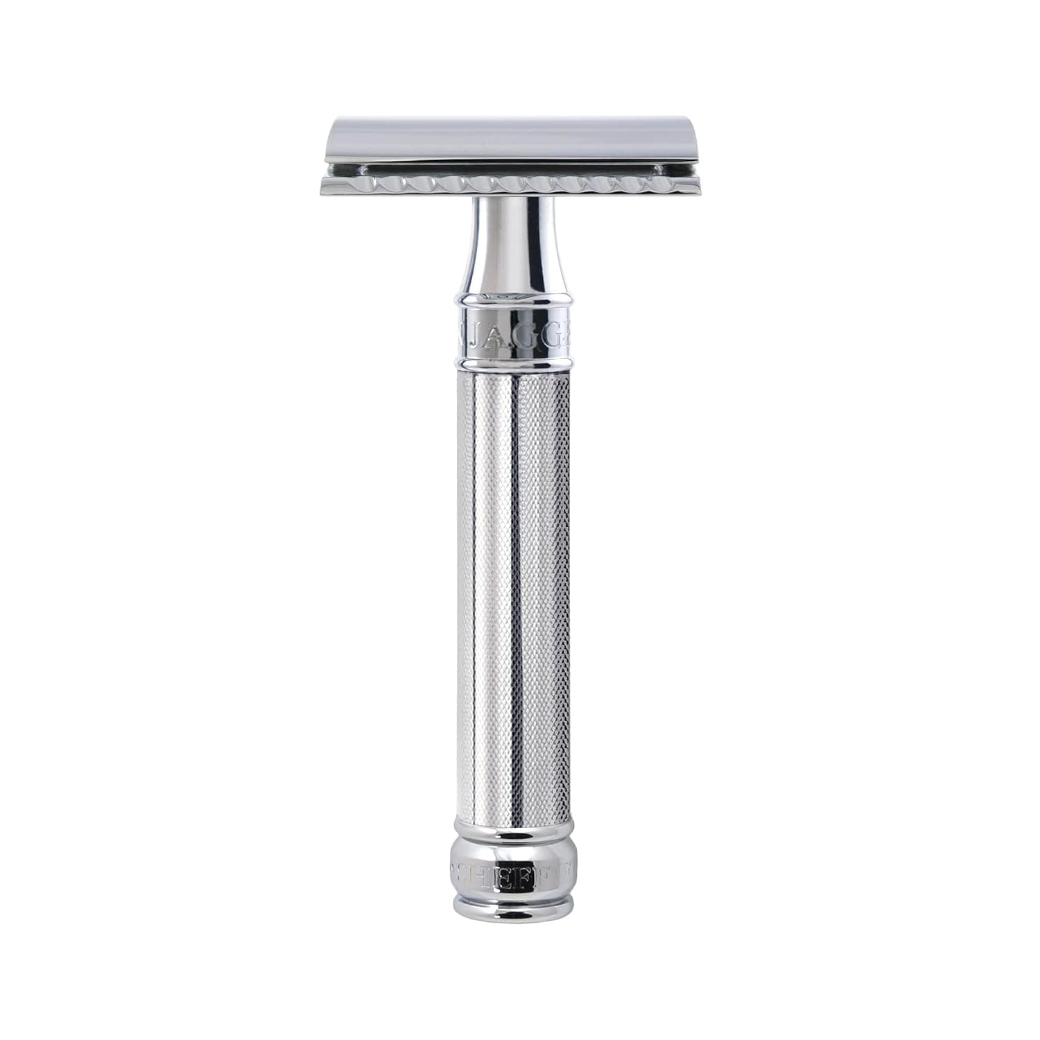 Double Edge Safety Razor, Regular Handle, Knurled