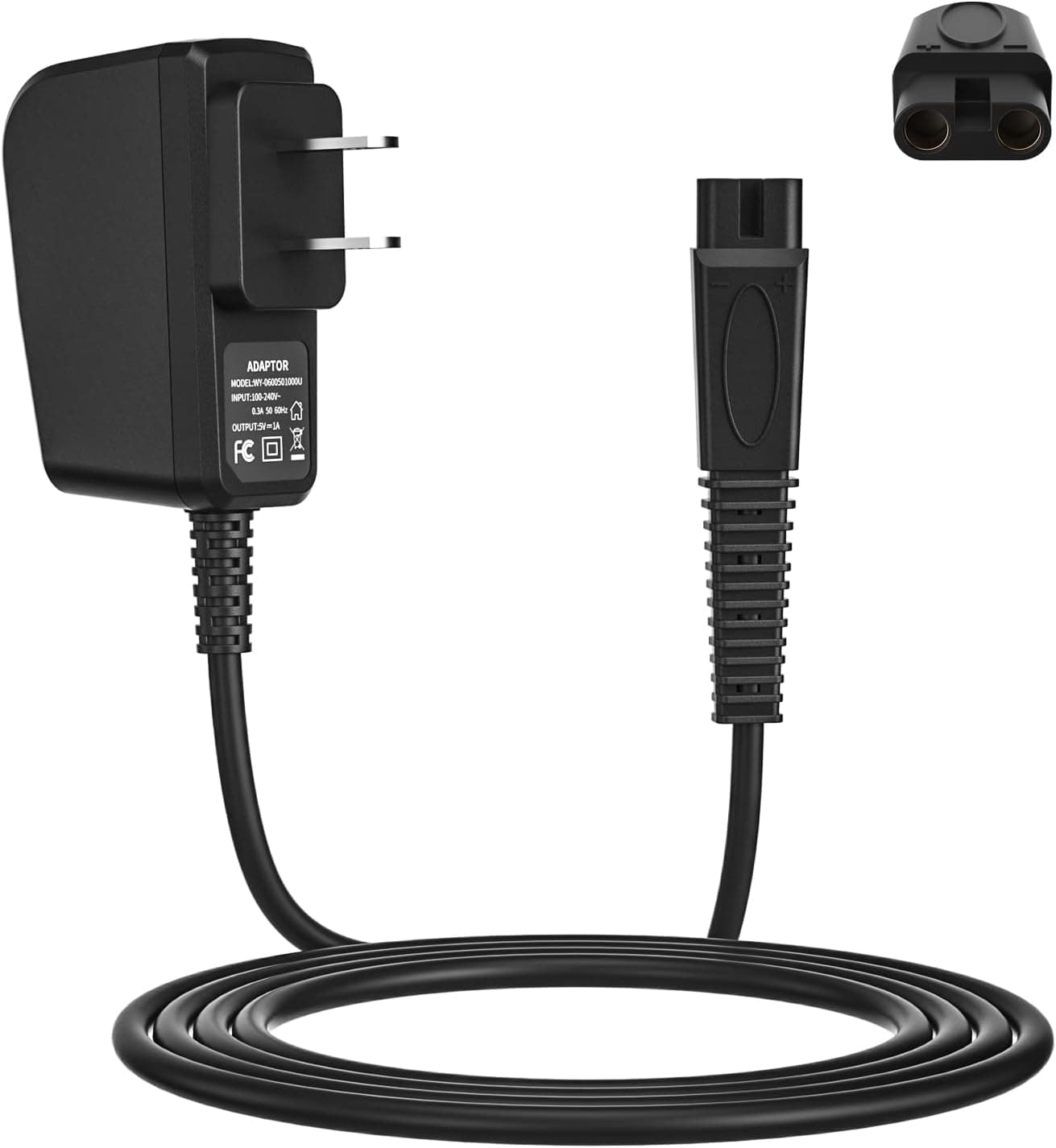 CGGXJP 5V AC Charger Fit for Andis Shaver Charger, Replacement for Andis Charger Compatible with 17150 17165 TS-1 TS-2 Foil Shaver