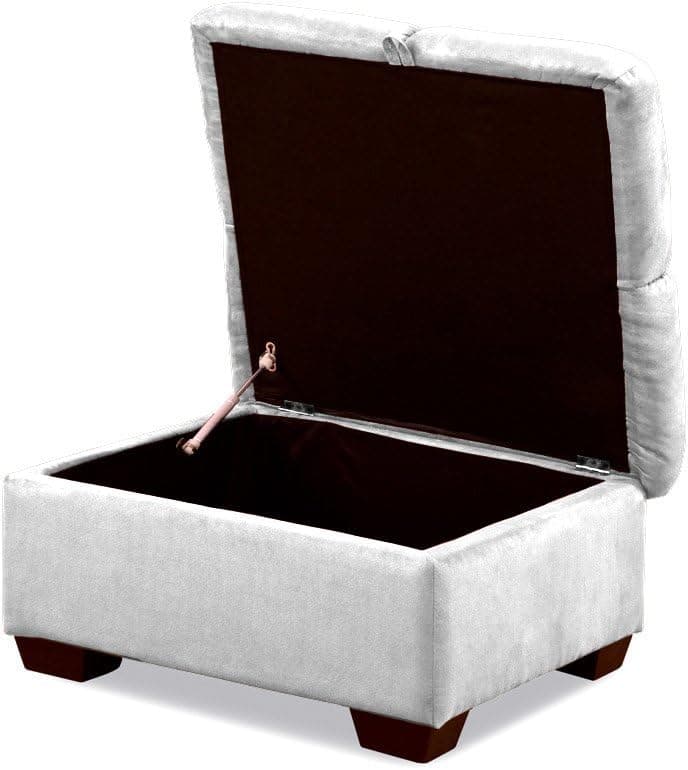 Westport Home Sand Fabric Ottoman