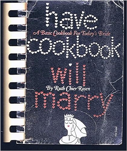 Have cookbook will marry