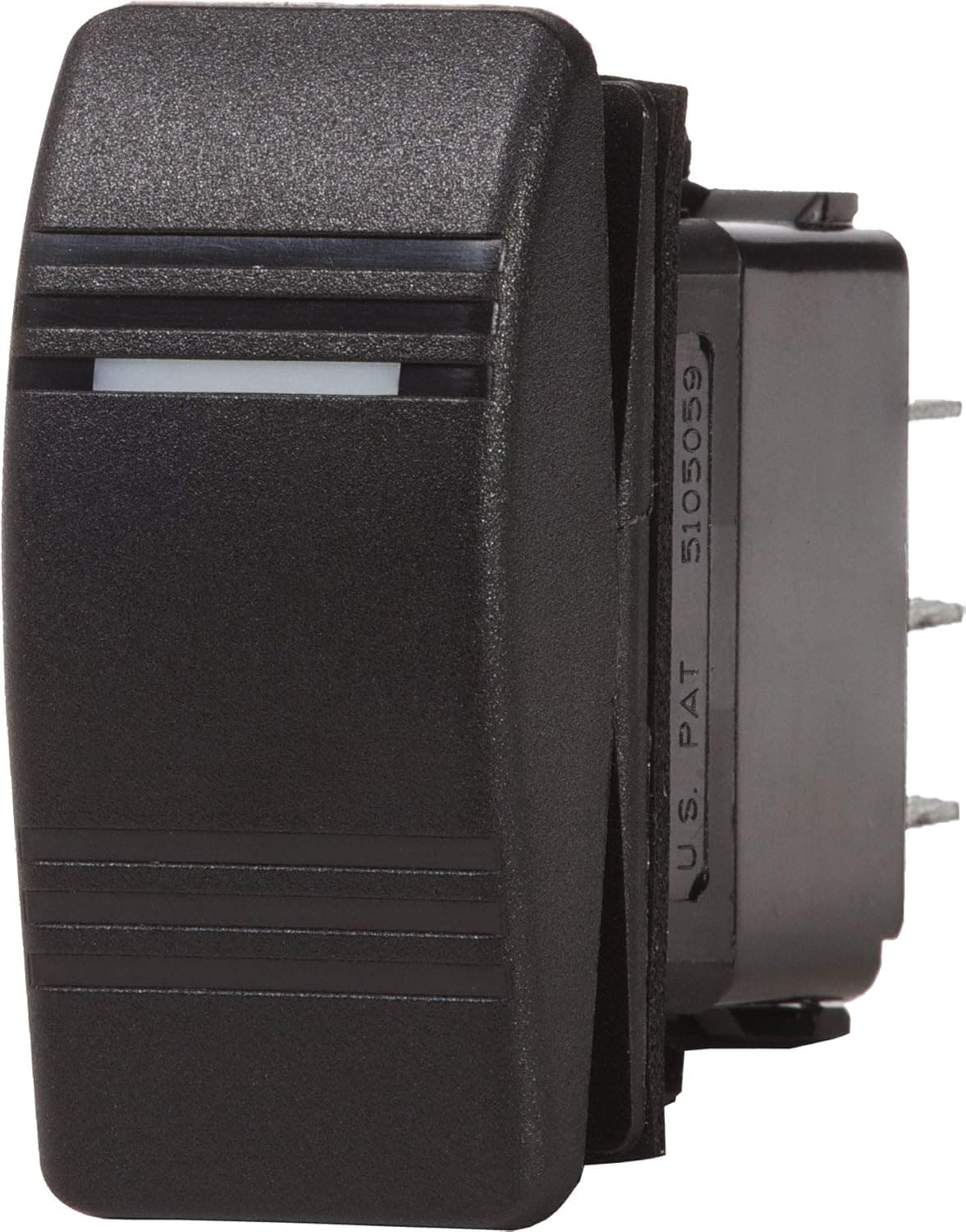 Blue Sea Systems Water Resistant Black & Gray Contoura III Switches