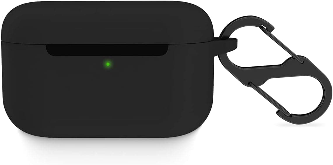 METEQI Soft Silicone Protective Cover Case Compatible with Echo Buds 2nd Gen (Black)