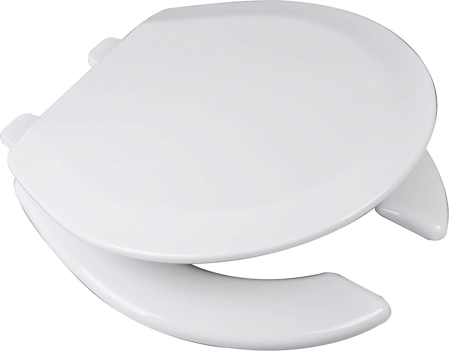 Bath Décor 1F1R4-00 Deluxe Molded Wood Toilet Seat, White