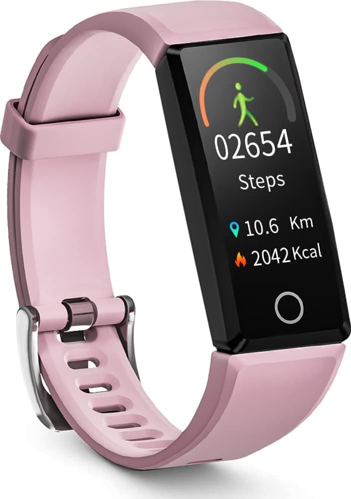 MorePro Fitness Tracker, Heart Rate Blood Pressure Monitor Smart Watch with Step Calorie Counter, Pedometer Watch Activity Tracker with IP68 Waterproof Running Watch Sleep Tracking for Men Women