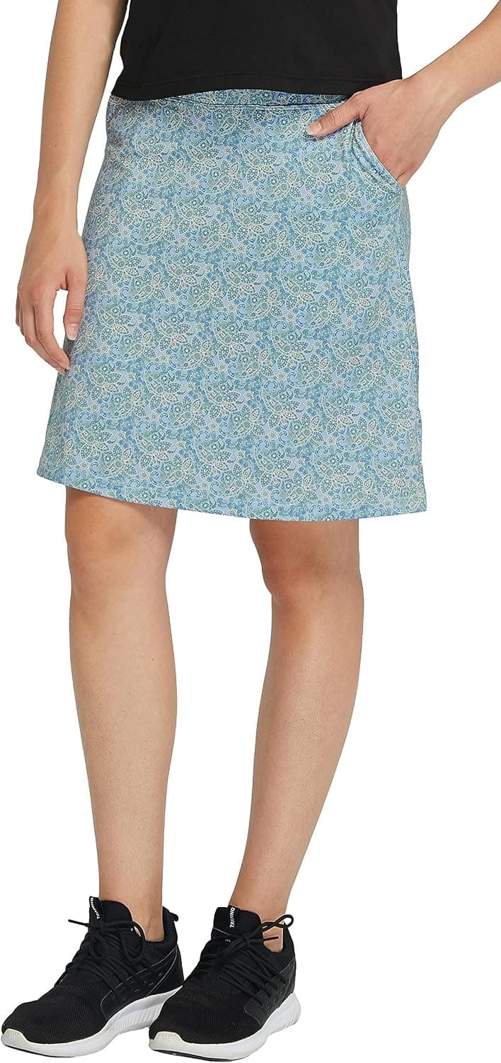 HonourSex Women Skorts Knee Length Skirts Causal Skorts Skirts with Pockets Golf Skirt Plus Size Skorts