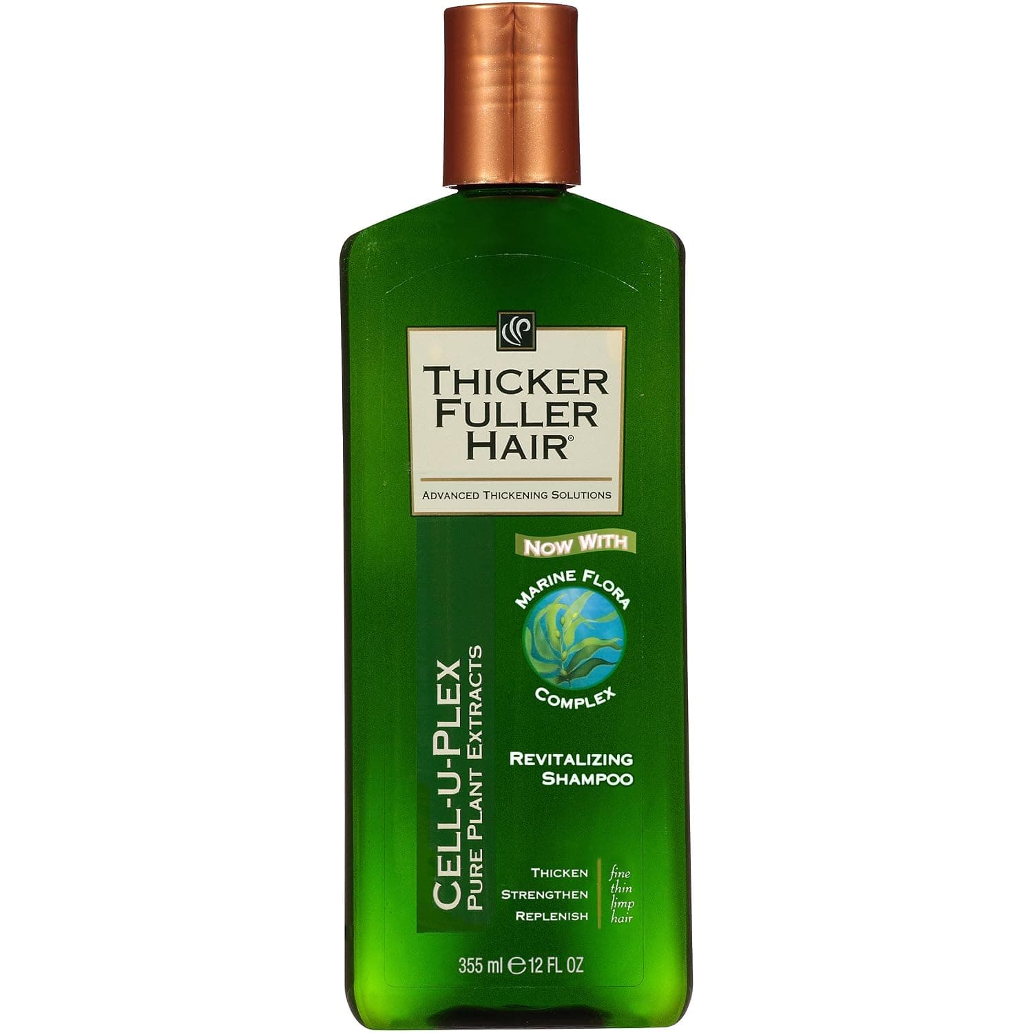 Thicker Fuller Hair Revitalizing Shampoo, 12oz (Pack of 6)