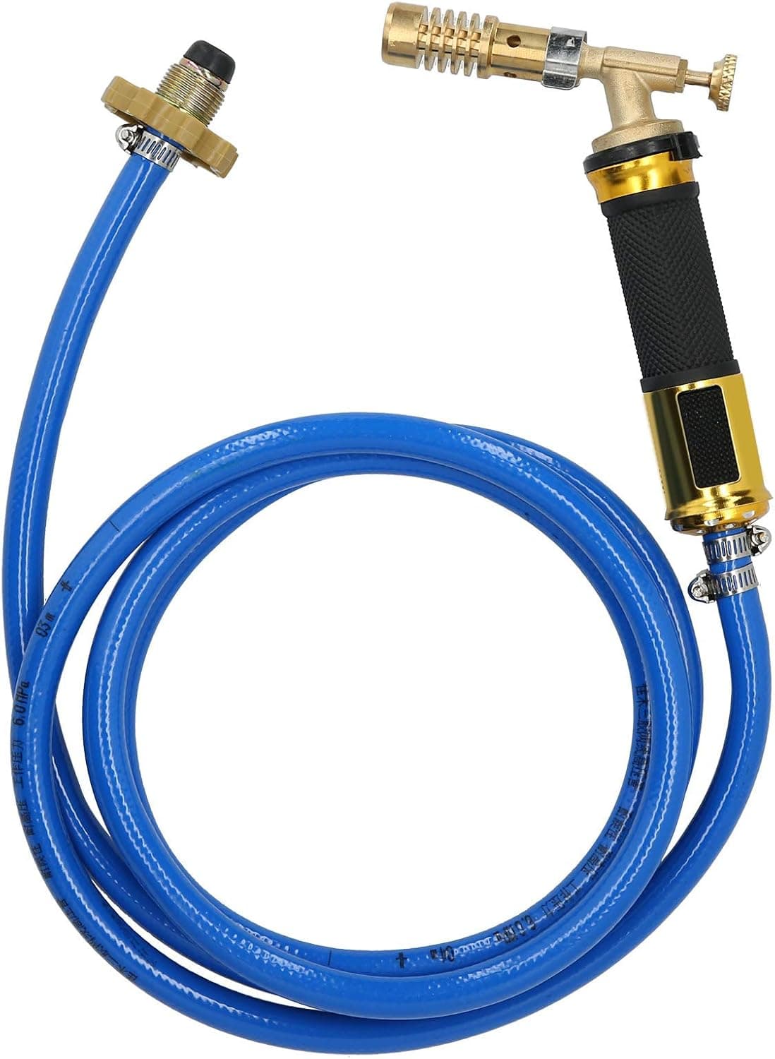 Fafeicy Propane Welding Torch, Welded Gas Pipeline Plumbing Propane Hose Soldering Brazing Welding Tool for Pipelines