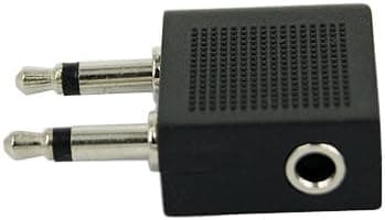 HDE Airline Headphone Adapter for Airplanes/Flying