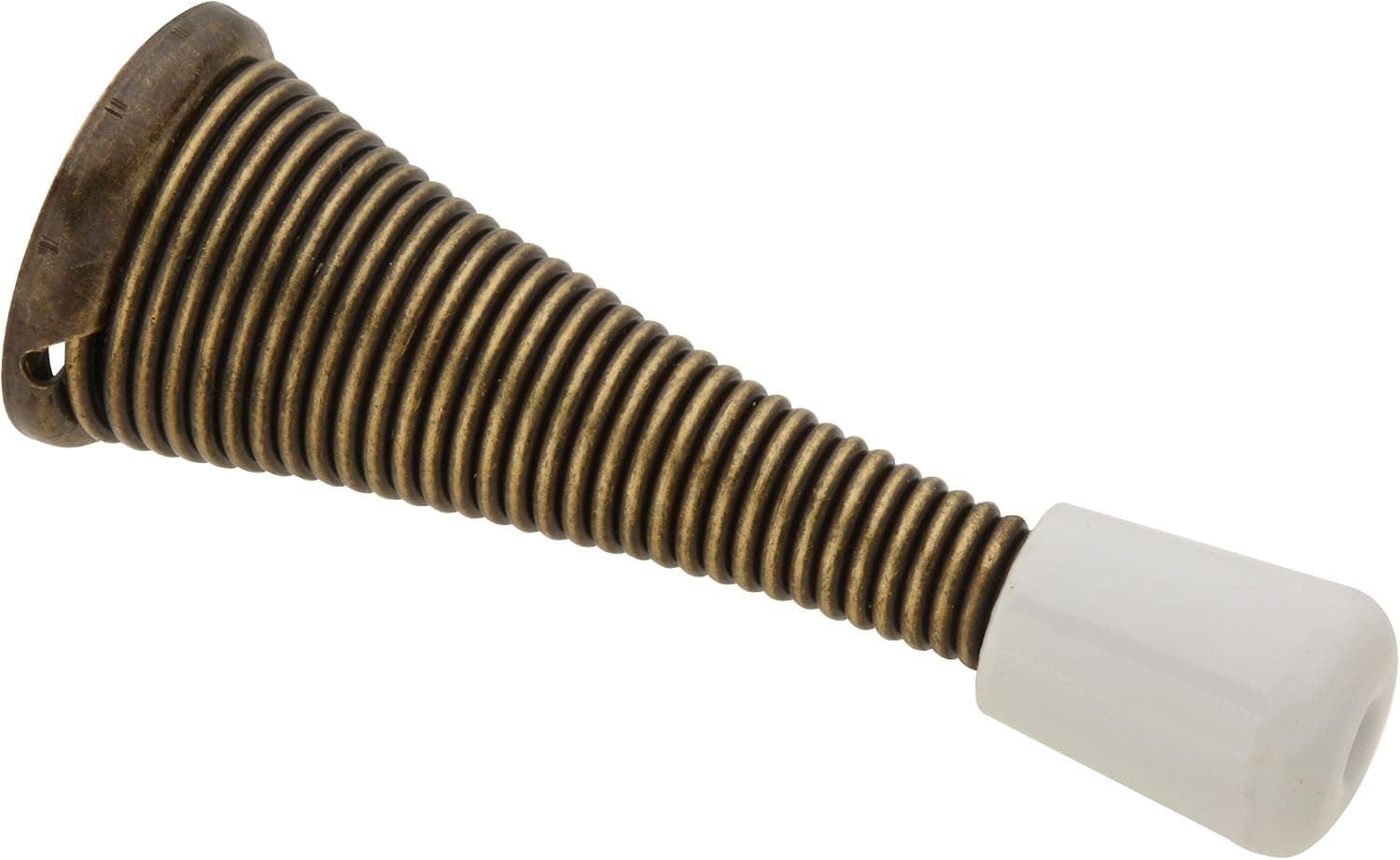 Stanley Hardware S756-258 7092 Spring Doorstop in Antique Brass, 2 piece