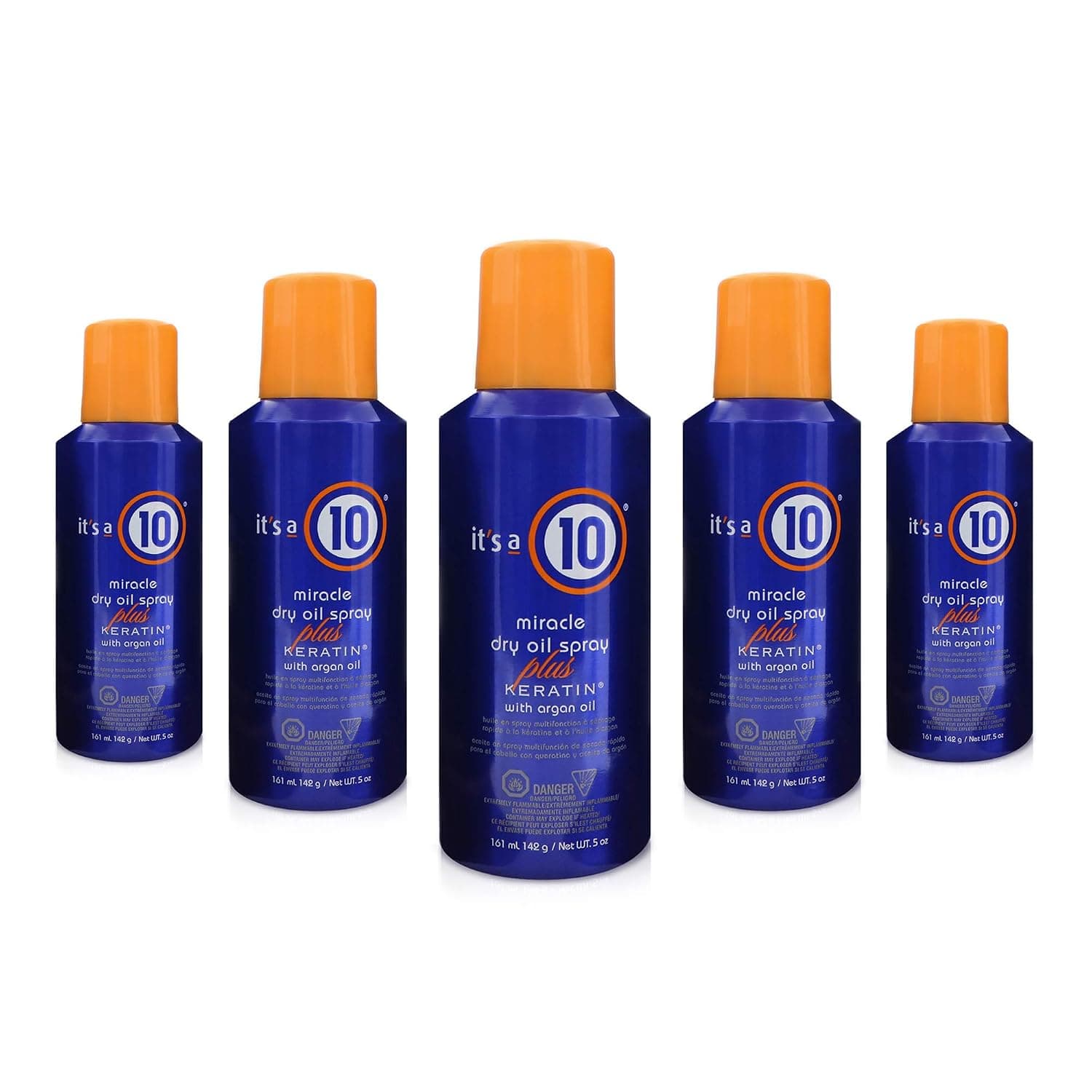 it's a 10 Haircare Miracle Dry Oil Spray Plus Keratin, 5 oz. (Pack of 5)