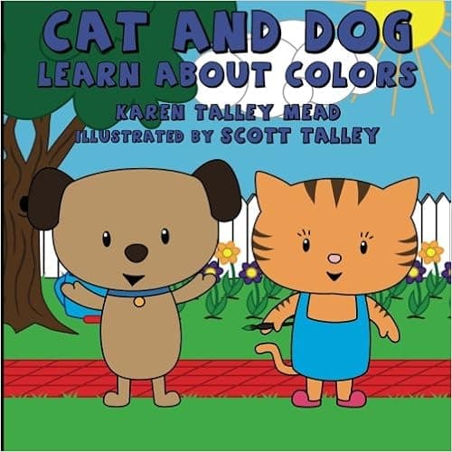 Cat and Dog Learn About Colors