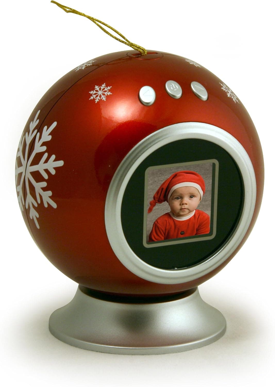 Nextar N1-517 1.5-Inch Digital Photo Frame (Christmas Ornament, Red)