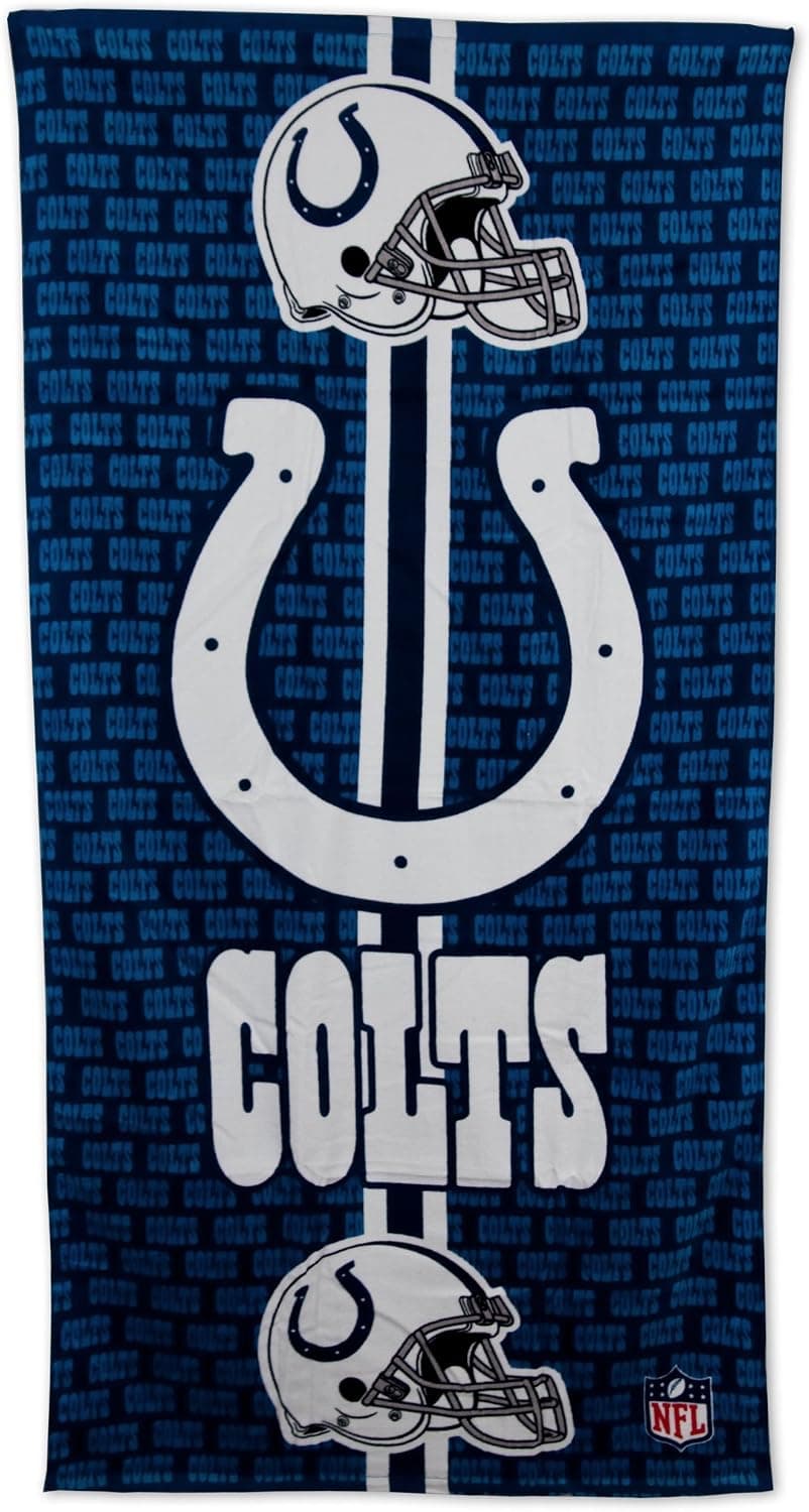 Indianapolis Colts Fiber Reactive Beach Towel