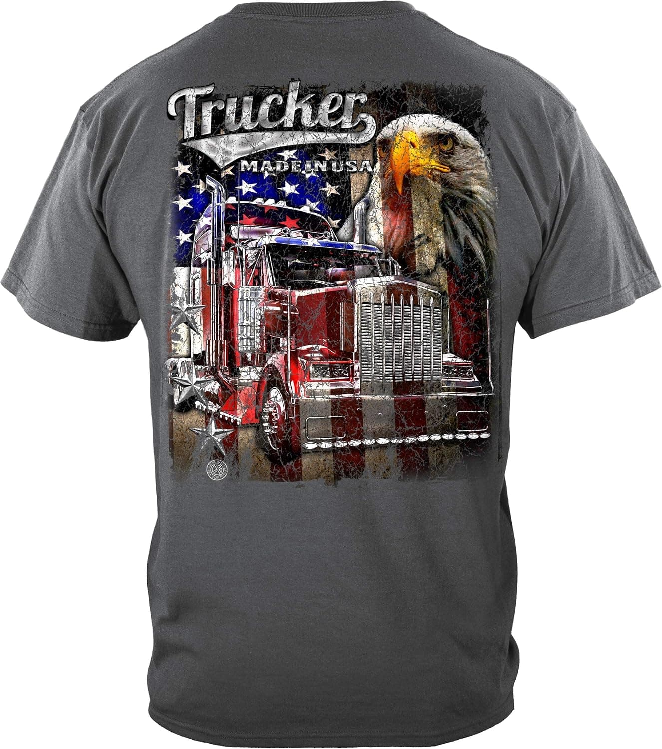 Erazor Bits Trucker T-Shirts, Big Rig Themed Cotton Shirts