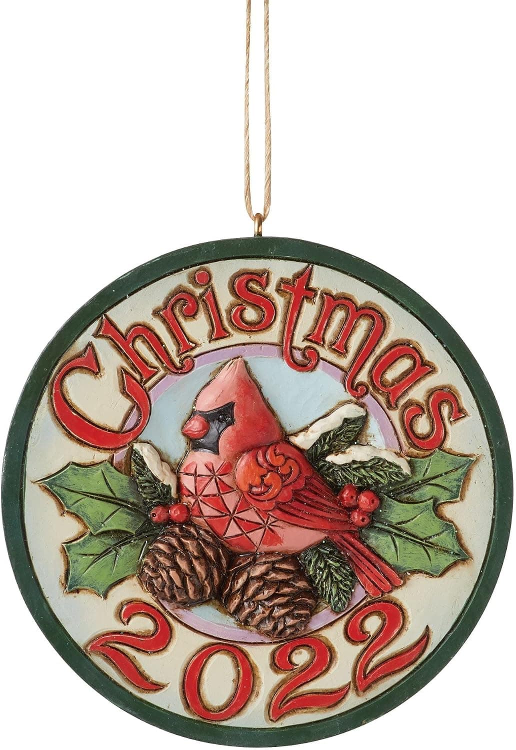 Dated 2022 Cardinal Ornament