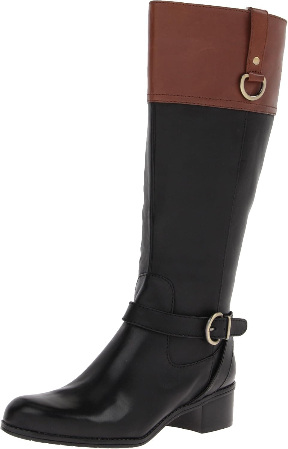 Bandolino Womens Chamber Wide-Calf Riding Boot