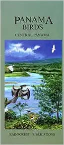 Central Panama Bird Guide (Laminated Foldout Pocket Field Guide) (English and Spanish Edition)