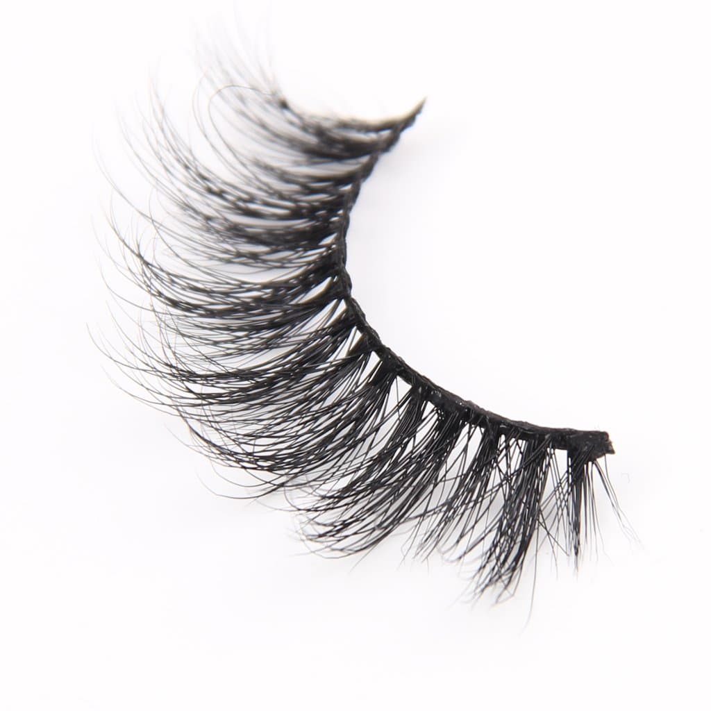 Arimika Handmade 3D Mink False Eyelashes -Reusable with Sturdy Flexible Band, Lightweight Natural Looking,Cruelty Free