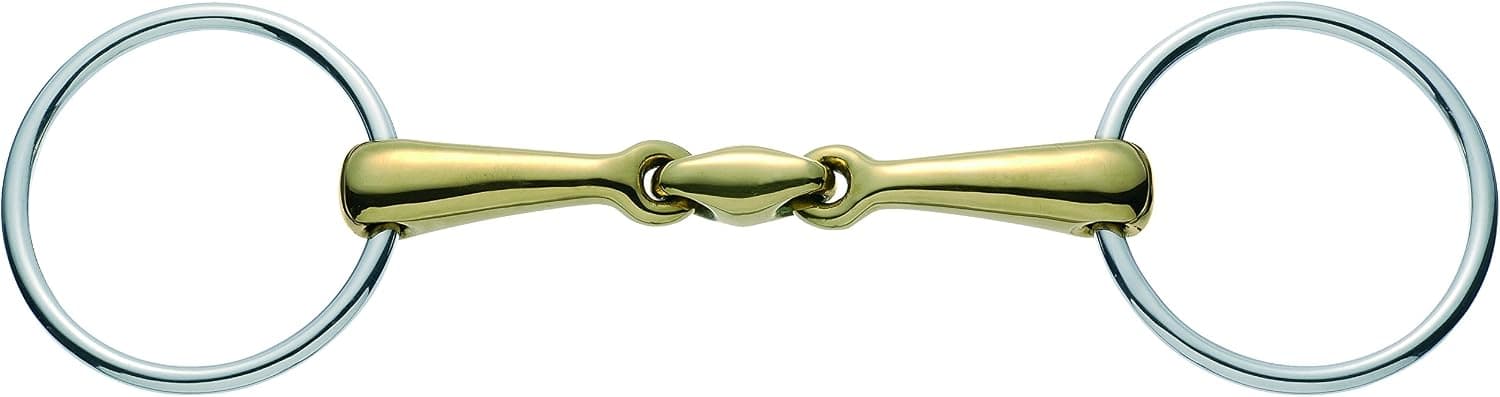 Herm Sprenger Copper Plus Double-jointed Loose Ring Snaffle Bit (6