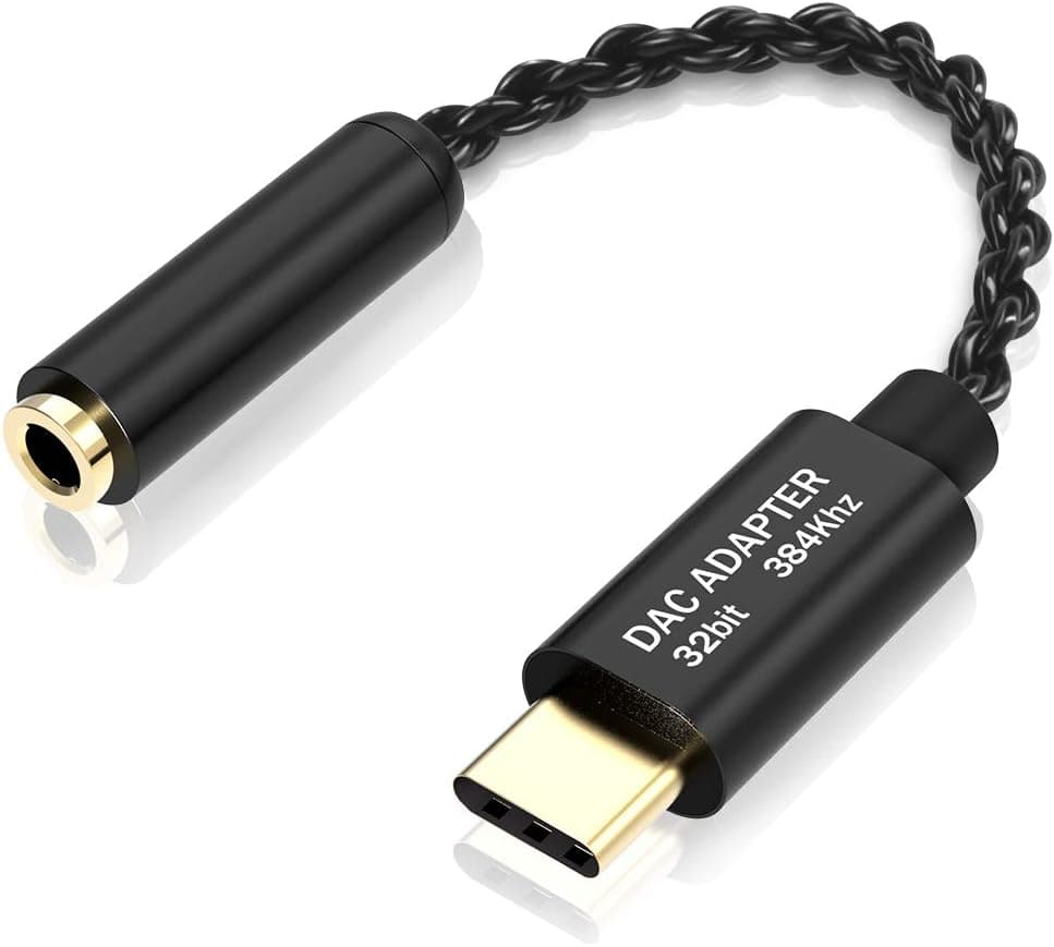 USB C to 3.5mm Headphone Adapter, Type C Earphone Jack Dongle USB C to Audio Jack Compatible with Google Pixel 4/4 XL/3/3 XL, Samsung Galaxy S20/Note 10/Note 10 Plus, OnePlus 7 Pro