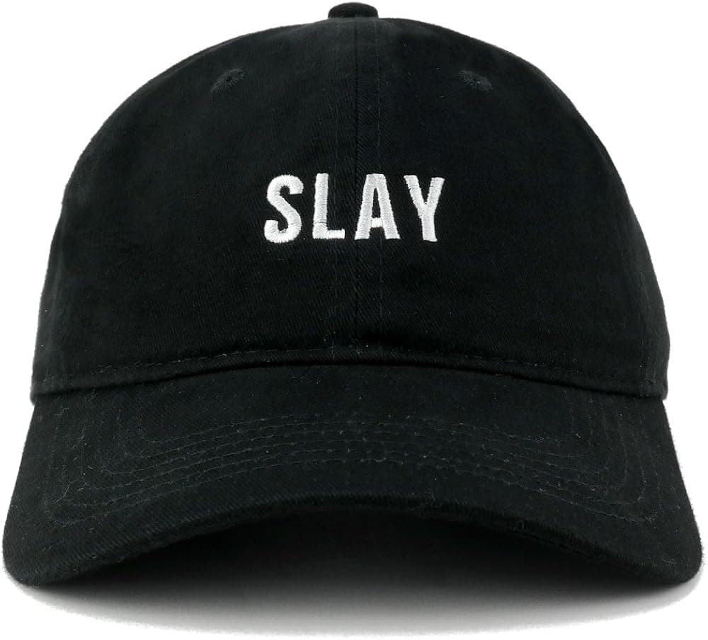Slay Embroidered 100% Cotton Adjustable Cap Dad Hat