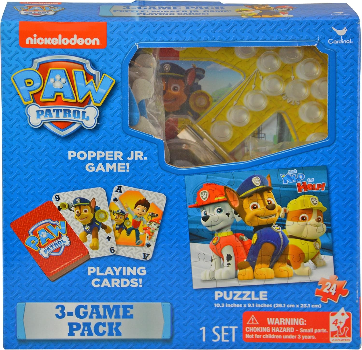 Paw Patrol 3-Game Pack