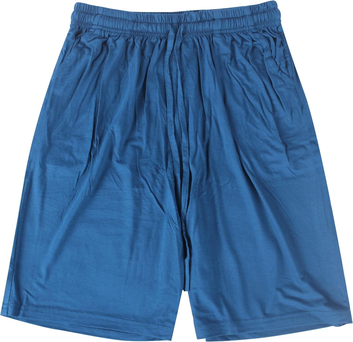 AWLE Pajama Shorts Women, Lightweight Casual Pants Comfy Lounge Sleep Shorts with Pockets, (XL,Dark Blue)