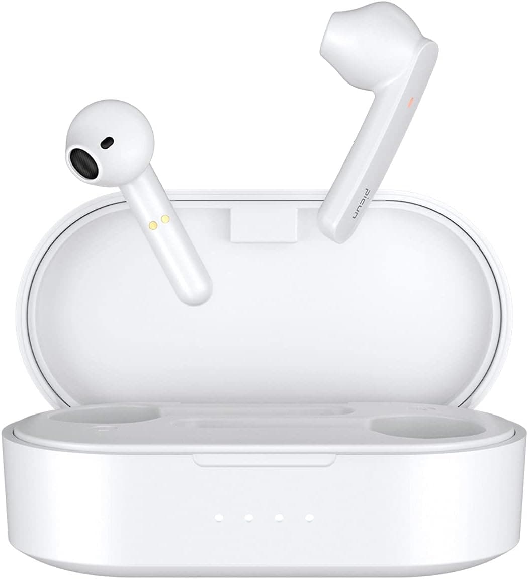 Picun Wireless Earbuds Bluetooth Headphones Half In Ear IPX7 Waterproof 20 Hours Playtime HD Stereo Sound, Mono/Twin Mode, Built-in Mic/Touch Control/Clear Hands-free Call Earphones for Sports Workout