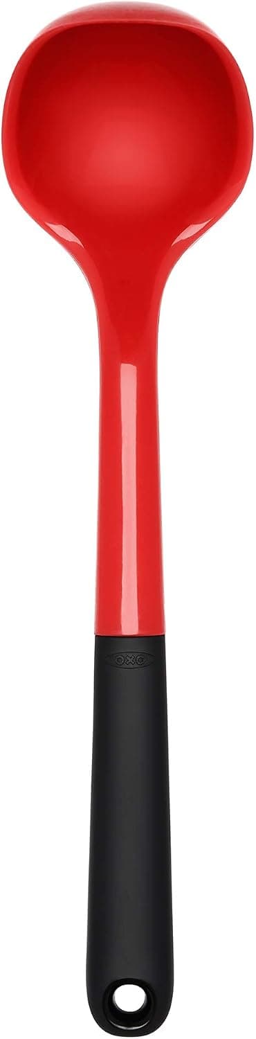 OXO Good Grips Silicone Ladle,Red,One Size