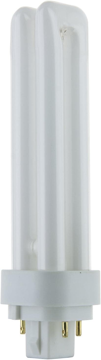 Sunlite PLD18/E/SP27K 18-Watt Compact Fluorescent Plug-In 4-Pin Light Bulb, 2700K Color