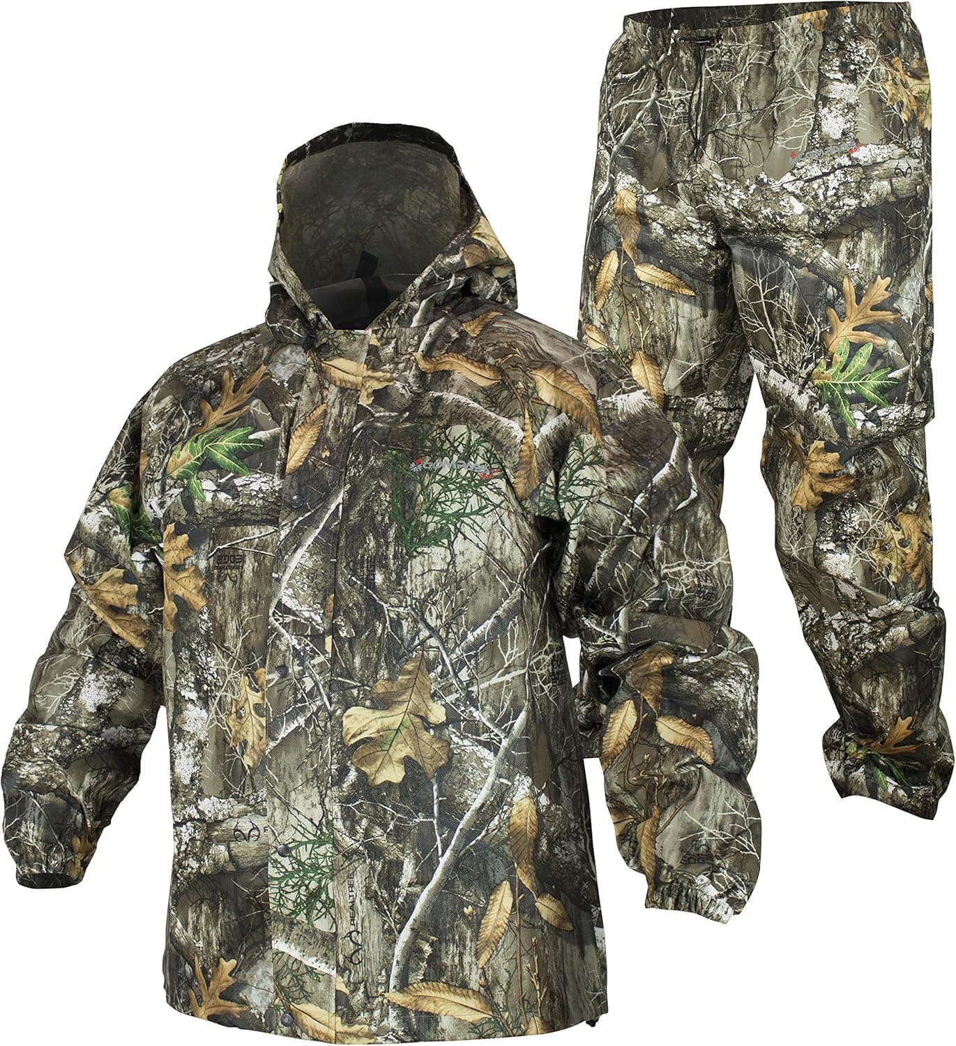 Compass 360 SportTek Waterproof Breathable Camo Suit (Large, Realtree Edge)
