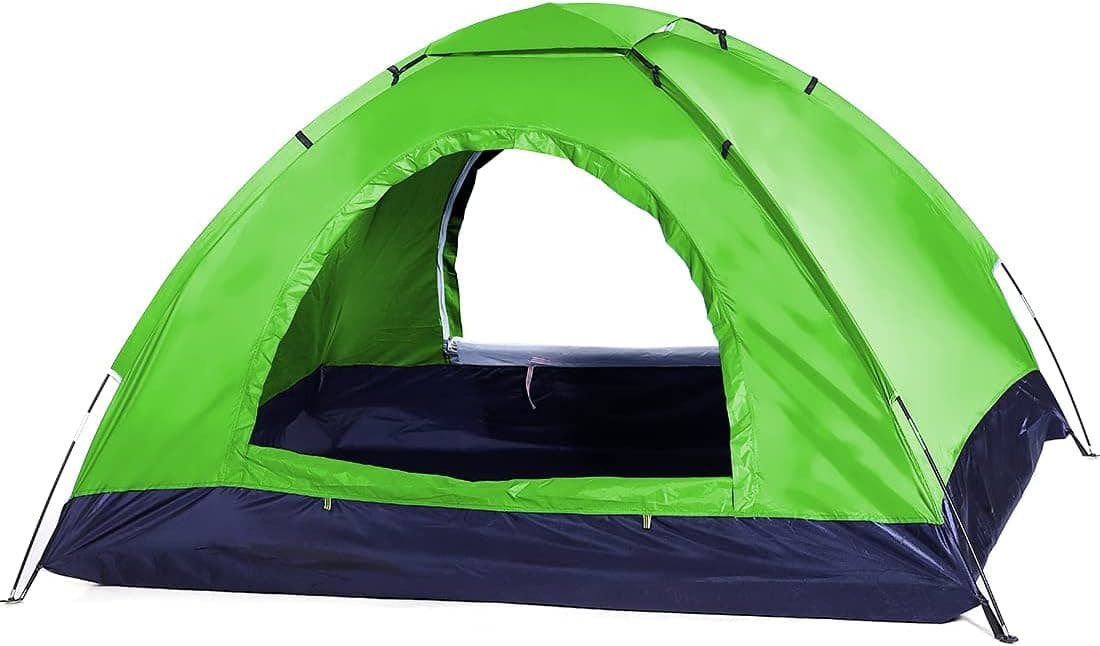 Favorland Camping Tent, Outdoor Family Tent with Storage Bag, Lightweight Portable Backpacking Tent for Comfortable Trip, Camping Hiking Tent for Traveling, Easy to Install