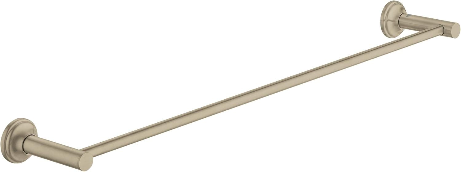 Grohe 40653EN1 Essentials Authentic Towel Rail 24", Brushed Nickel InfinityFinish