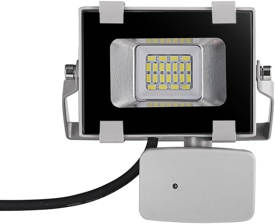 Viugreum 10W LED Motion Sensor Floodlight, Waterproof IP65, 1200LM, Daylight White(6000-6600K), Outdoor Landscape Spotlights, Super Bright PIR Security Lights, for Garden, Yard, Warehouse, Square