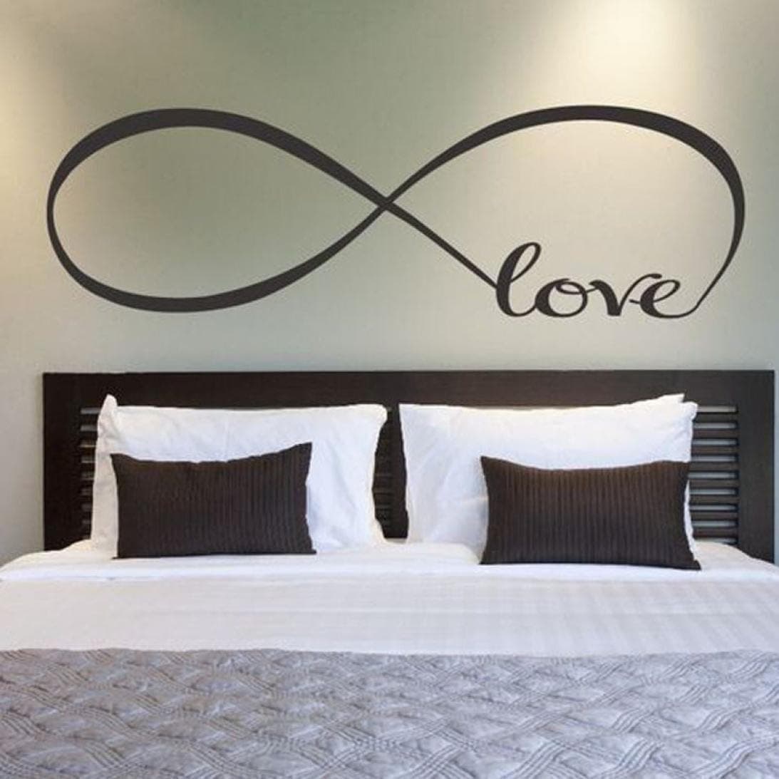 Ussore Wall Sticker 44*120CM Symbol Word Love Vinyl Art Wall Stickers Home Decor Wall Art For Kids Home Living Room House Bedroom Bathroom Kitchen Office Home Decoration