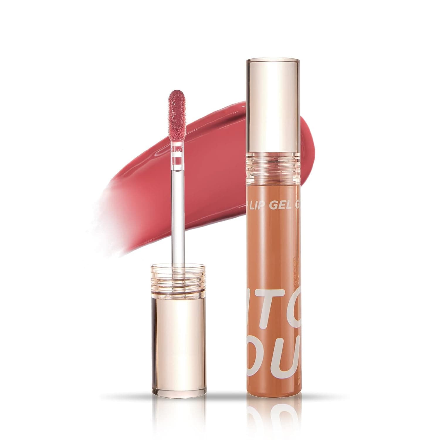 INTO YOU SYRUP Lip Gloss Hydrating Lip Glow Oil Plumping Lip Tint Moisturizing Liquid Lip Balm Non-Stick Glitter Shine Lip Glossy Lipstick (LIP-G02)
