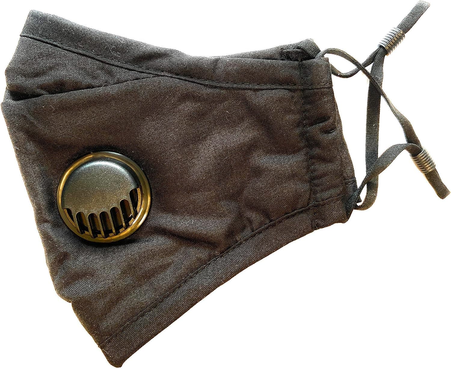 1 Pc Washable Reusable Black Cotton Mouth Cover with 1 Pack Activated Carbon Filter Unisex Breathing Valve Fa-ce Cover Protection from Pollen, Dust,Pet Dander