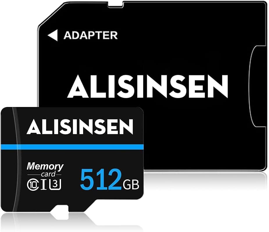 Micro SD Card 512GB Memory Card 512GB TF Card Class 10 High Speed Transfer with Adapter