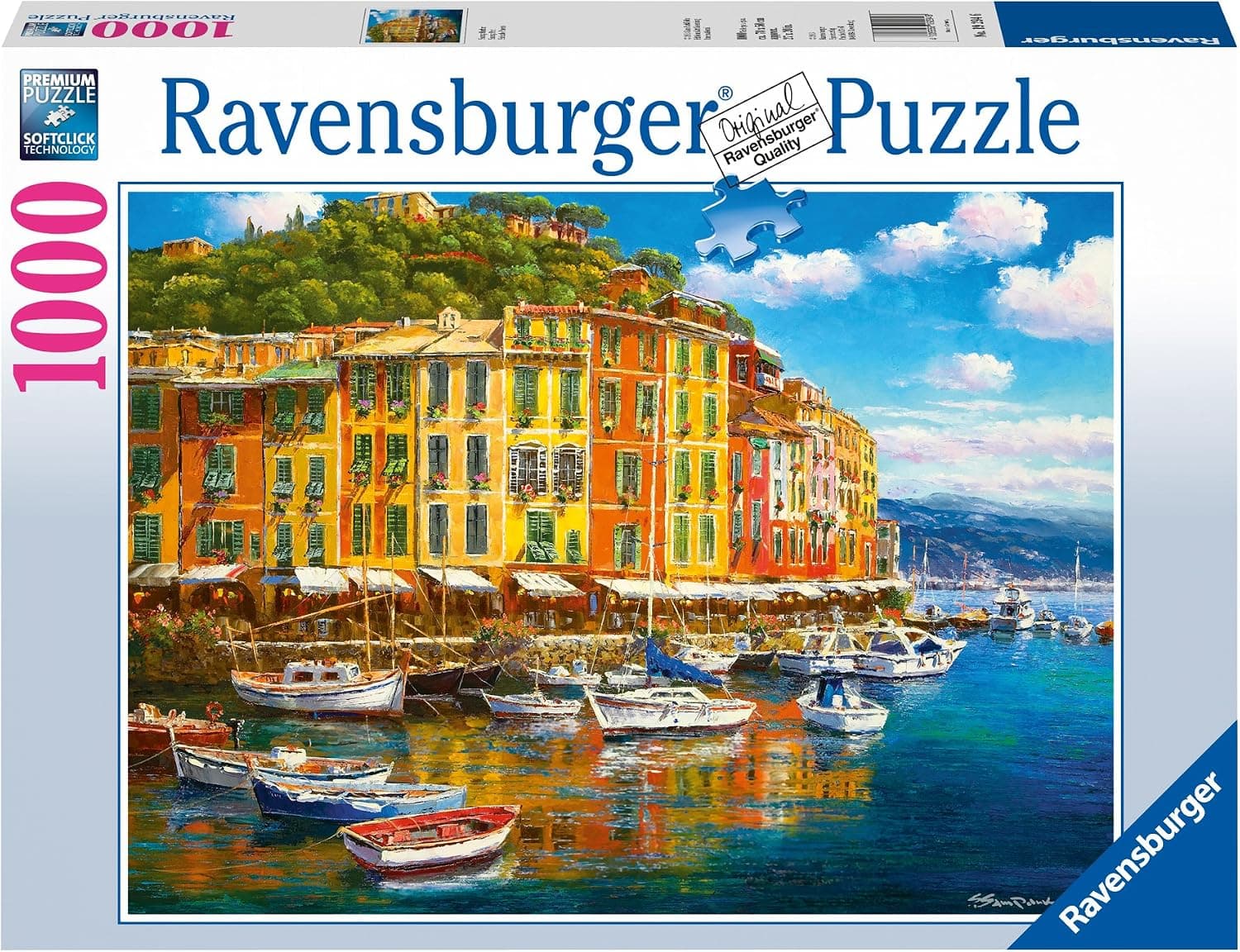 Ravensburger Sunny Harbor Jigsaw Puzzle, 1000-Piece