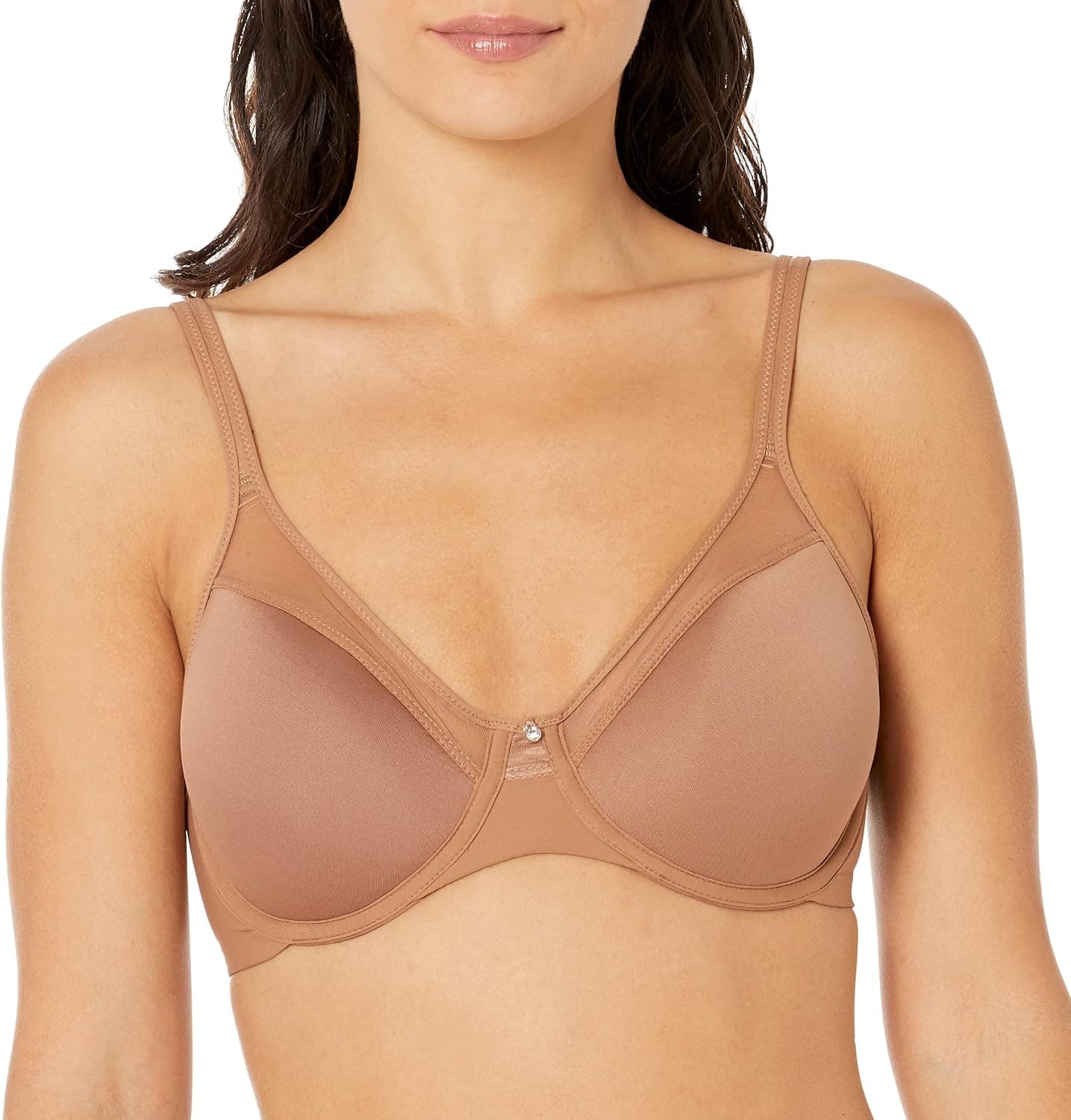 Bali womens One Smooth U Ultra Light Bra, Underwire T-Shirt Bra, Convertible Straps, DF3439
